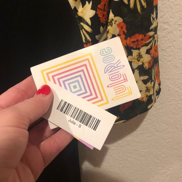 LuLaRoe - Black Julia Dress - Picture 7 of 8